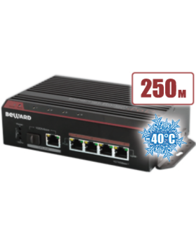 STP-411HP. Коммутатор 4-портовый. Beward в Кемерово