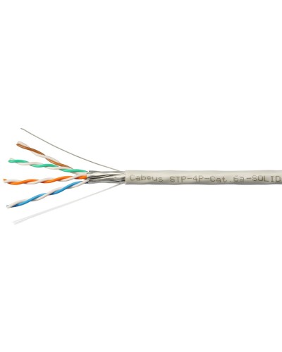 STP-4P-Cat.6a-SOLID-IN-PVC (7196c). Кабель «витая пара» (LAN) для структурированных систем связи. CABEUS в Кемерово