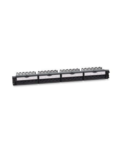 PL-24-KJ-RJ45-Cat.6a-180T (11832c): Патч-панель 19" (1U), 24 порта RJ-45, категория 6a, с задним кабельным организатором в Кемерово