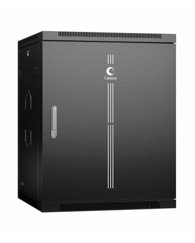 SH-05F-15U60/60m-R-BK (10746c). Шкаф телекоммуникационный 19 настенный 15U. CABEUS в Кемерово