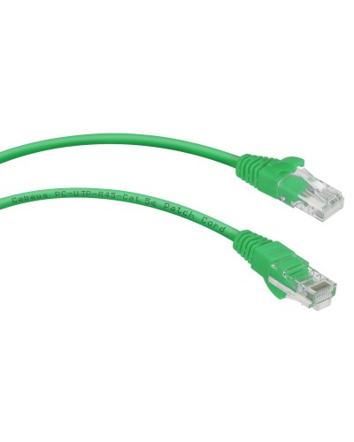 PC-UTP-RJ45-Cat.5e-3m-GN (7456c), зелёный. Патч-корд медный. CABEUS в Кемерово