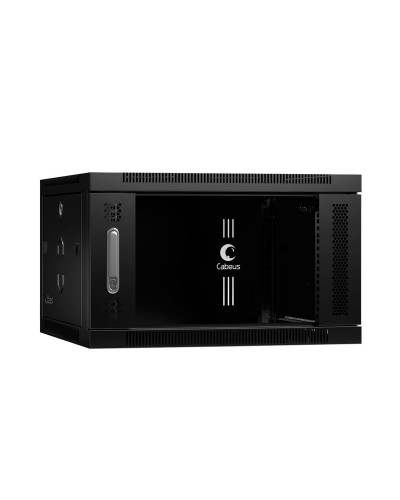 SH-05F-6U60/35-BK (8608c). Шкаф телекоммуникационный 19 настенный 6U. CABEUS в Кемерово