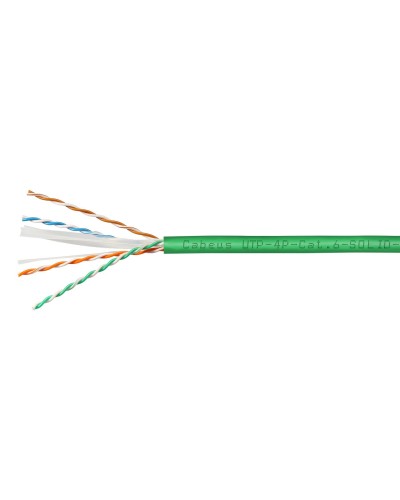 UTP-4P-Cat.6-SOLID-LSLTx-GN-100 (11139c-5). Кабель «витая пара» (LAN) для структурированных систем связи. CABEUS в Кемерово