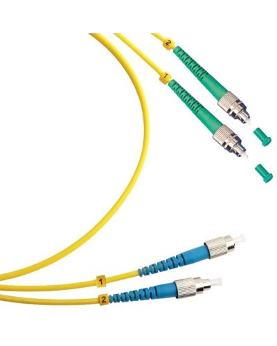 FOP(d)-9-FC/APC-FC/UPC-15m (8108c). Патч-корд оптический. CABEUS в Кемерово