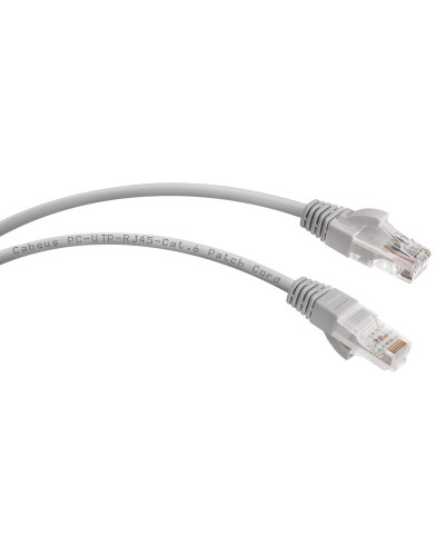 PC-UTP-RJ45-Cat.6-0.3m (7272c), серый. Патч-корд медный. CABEUS в Кемерово