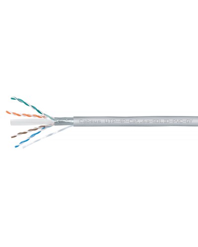 UTP-4P-Cat.6a-SOLID-PVC-GY (11373c). Кабель «витая пара» (LAN) для структурированных систем связи. CABEUS в Кемерово