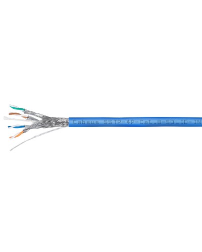 SSTP-4P-Cat.8-SOLID-IN-LSZH-BL-100 (7750c-1). Кабель «витая пара» (LAN) для структурированных систем связи. CABEUS в Кемерово