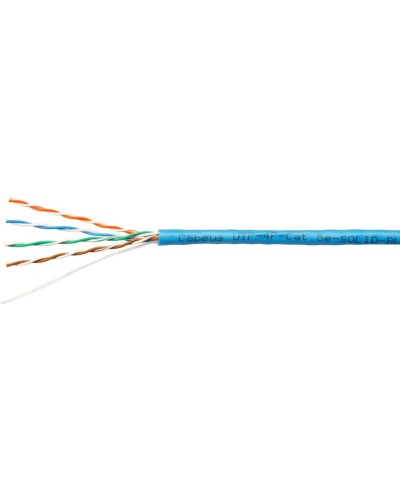 UTP-4P-Cat.5e-SOLID-BL-100 (7248c-5). Кабель «витая пара» (LAN) для структурированных систем связи. CABEUS в Кемерово