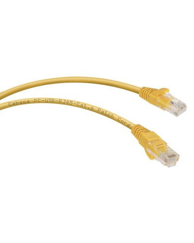 PC-UTP-RJ45-Cat.6-1m-YL (8705c), желтый. Патч-корд медный. CABEUS в Кемерово