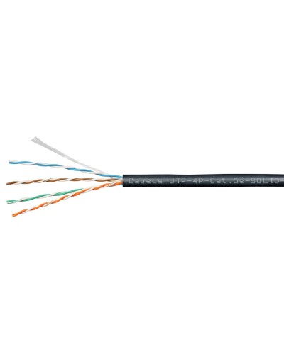 UTP-4P-Cat.6-SOLID-OUT-LSZH-UV-100 (9641c-5). Кабель «витая пара» (LAN) для структурированных систем связи. CABEUS в Кемерово