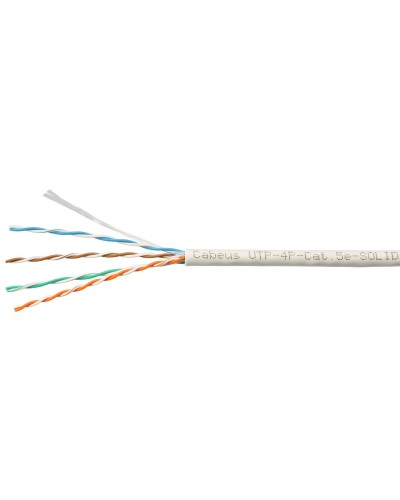 UTP-4P-Cat.5e-SOLID-LSLTx-GY-100 (10945c-5). Кабель «витая пара» (LAN) для структурированных систем связи. CABEUS в Кемерово