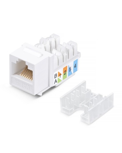 KJ-RJ45-Cat.5e-90-SW (10100c): Вставка Keystone Jack RJ-46 в Кемерово