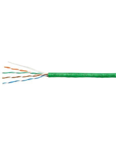 UTP-4P-Cat.5e-SOLID-GN (7250c). Кабель «витая пара» (LAN) для структурированных систем связи. CABEUS в Кемерово