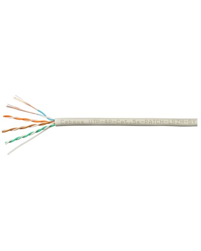 UTP-4P-Cat.5e-SOLID-GY-LIGHT (9995c). Кабель «витая пара» (LAN) для структурированных систем связи. CABEUS в Кемерово