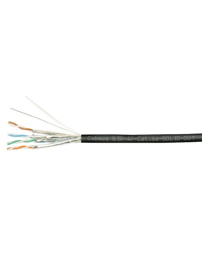 STP-4P-Cat.6a-SOLID-OUT-LSZH-UV (7198c). Кабель «витая пара» (LAN) для структурированных систем связи. CABEUS в Кемерово