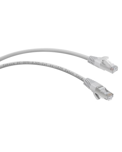PC-SSTP-RJ45-Cat.6a-1m-LSZH (7901c), серый. Патч-корд медный. CABEUS в Кемерово