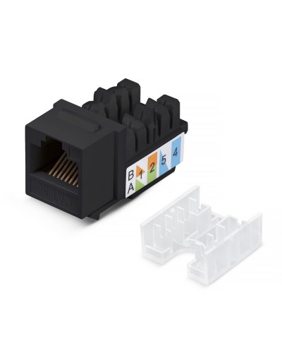KJ-RJ45-Cat.5e-90-SW-BK (10101c): Вставка Keystone Jack RJ-47 в Кемерово