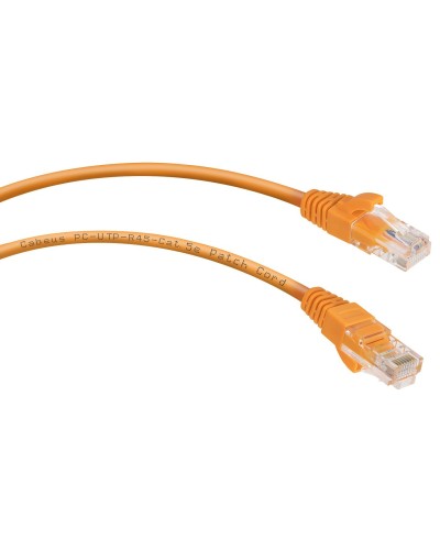 PC-UTP-RJ45-Cat.5e-0.5m-OR-LSZH (9520c), оранжевый. Патч-корд медный. CABEUS в Кемерово