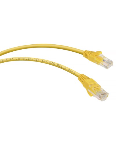 PC-UTP-RJ45-Cat.5e-5m-YL-LSZH (9501c), желтый. Патч-корд медный. CABEUS в Кемерово