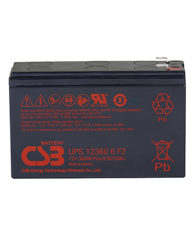 CSB UPS 123606. Аккумулятор герметичный свинцово-кислотный. CSB в Кемерово