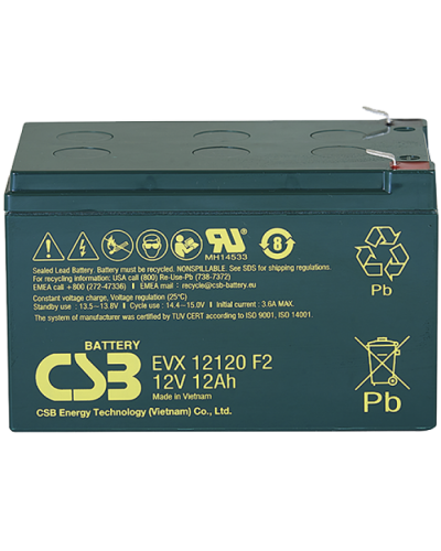 CSB EVX 12120. Аккумулятор герметичный свинцово-кислотный. CSB в Кемерово