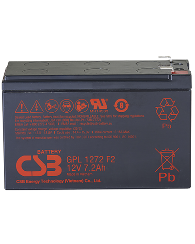 CSB GPL 1272 F2 FR. Аккумулятор герметичный свинцово-кислотный. CSB в Кемерово