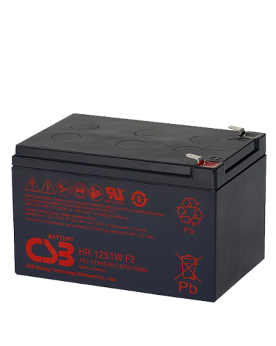 CSB HR 1251W. Аккумулятор герметичный свинцово-кислотный. CSB в Кемерово