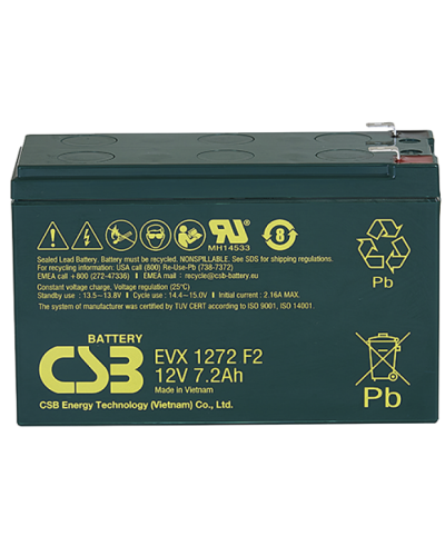 CSB EVX 1272. Аккумулятор герметичный свинцово-кислотный. CSB в Кемерово