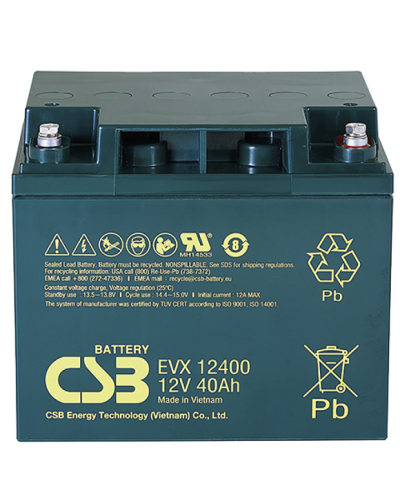 CSB EVX 12400. Аккумулятор герметичный свинцово-кислотный. CSB в Кемерово