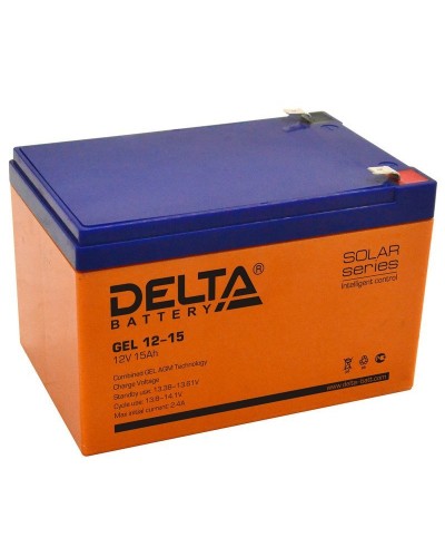 Delta GEL 12-15. Аккумулятор герметичный свинцово-кислотный. Delta в Кемерово
