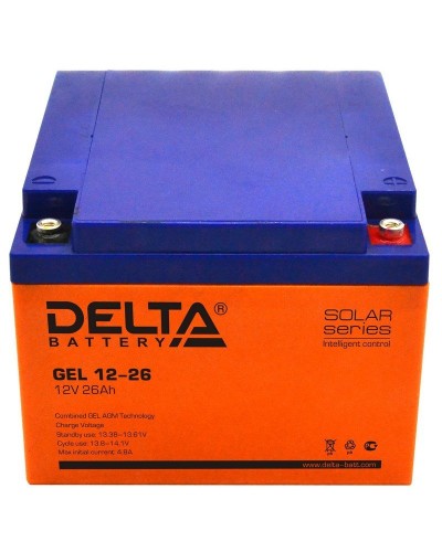 Delta GEL 12-26. Аккумулятор герметичный свинцово-кислотный. Delta в Кемерово