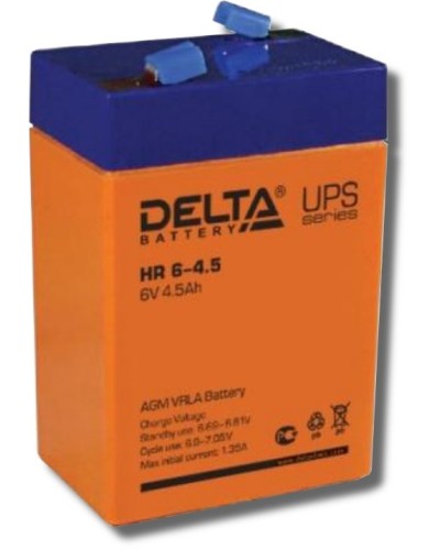 Delta HR 6-4.5. Аккумулятор герметичный свинцово-кислотный. Delta в Кемерово