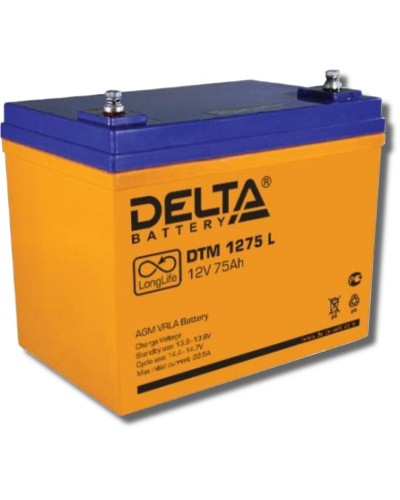 Delta DTM 1275 L. Аккумулятор герметичный свинцово-кислотный. Delta в Кемерово