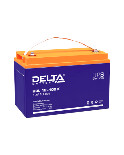 Delta HRL 12-100 X. Аккумулятор герметичный свинцово-кислотный. Delta в Кемерово