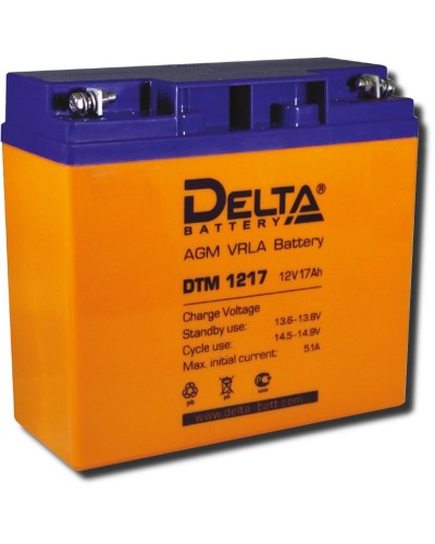 Delta DTM 1217. Аккумулятор герметичный свинцово-кислотный. Delta в Кемерово