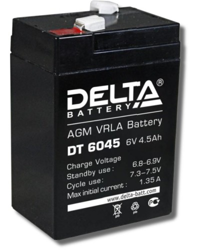 Delta DT 6045. Аккумулятор герметичный свинцово-кислотный. Delta в Кемерово