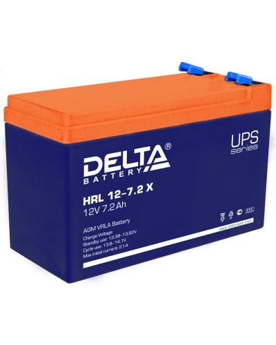 Delta HRL 12-7.2 X. Аккумулятор герметичный свинцово-кислотный. Delta в Кемерово