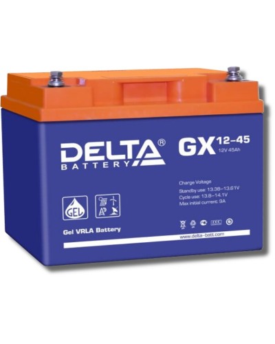 Delta GX 12-45. Аккумулятор герметичный свинцово-кислотный. Delta в Кемерово