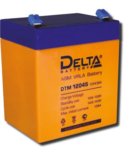 Delta DTM 12045. Аккумулятор герметичный свинцово-кислотный. Delta в Кемерово