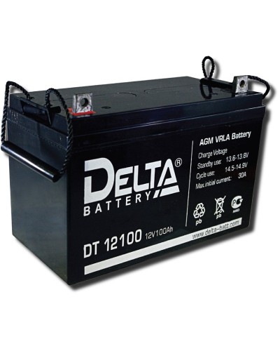 Delta DT 12100. Аккумулятор герметичный свинцово-кислотный. Delta в Кемерово