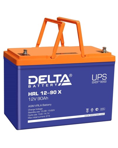 Delta HRL 12-90 X. Аккумулятор герметичный свинцово-кислотный. Delta в Кемерово