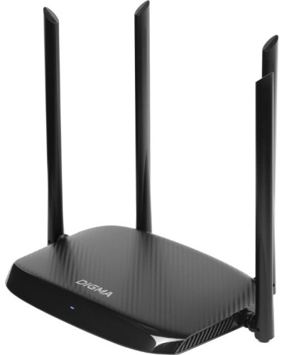 DWR-AC1202 AC1200 10/100/1000BASE-TX черный. Роутер беспроводной. Digma в Кемерово