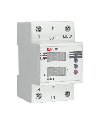 MRVA 25A PROxima (MRVA-25A). Реле напряжения и тока с дисплеем. EKF в Кемерово