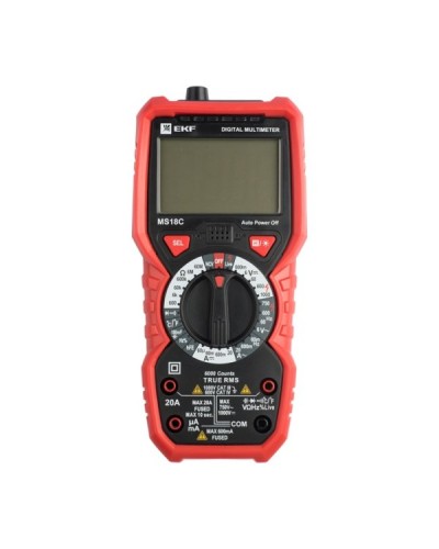 Мультиметр цифровой MS18C Expert (In-180701-pm18C). Мультиметр цифровой. EKF в Кемерово
