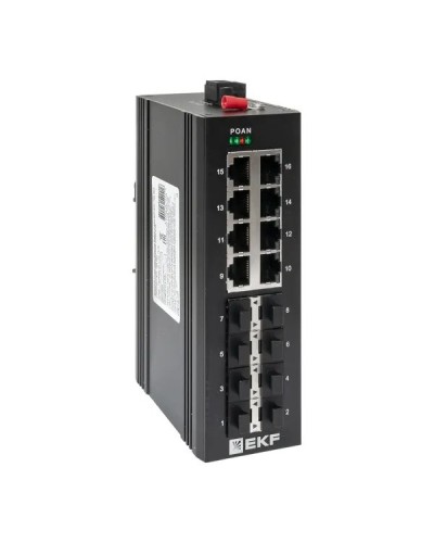 TSX-U-8GX/SFP-8GT. Промышленный неуправляемый коммутатор. EKF в Кемерово