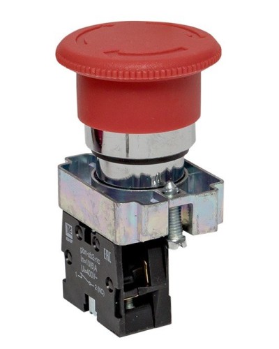 BS542 поворотная красная грибок NC (xb2-bs542). Кнопка поворотная красная грибок. EKF в Кемерово