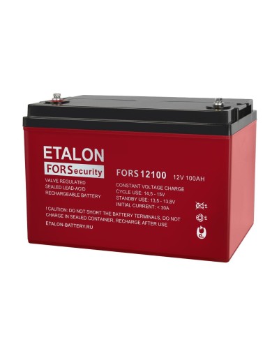 ETALON FORS 12100. Аккумулятор герметичный свинцово-кислотный. ETALON в Кемерово