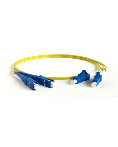 FC-D2-9-LC/UR-SC/UR-H-15M-LSZH-YL. Патч-корд волоконно-оптический одномодовый. Hyperline в Кемерово