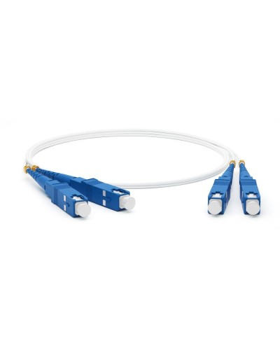 FC-D2-9A1-SC/UR-SC/UR-H-1M-LSZH-WH. Патч-корд волоконно-оптический SC-SC. Hyperline в Кемерово