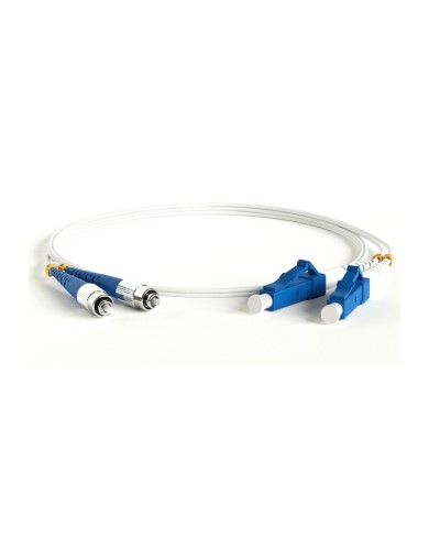 FC-D2-9A1-FC/UR-LC/UR-H-1M-LSZH-WH. Патч-корд волоконно-оптический FC-LC. Hyperline в Кемерово